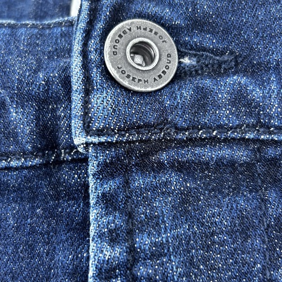 Joseph Abboud Mens Jeans Size Blue Denim 40 X 28 athletic fit dark distressed - Picture 8 of 14